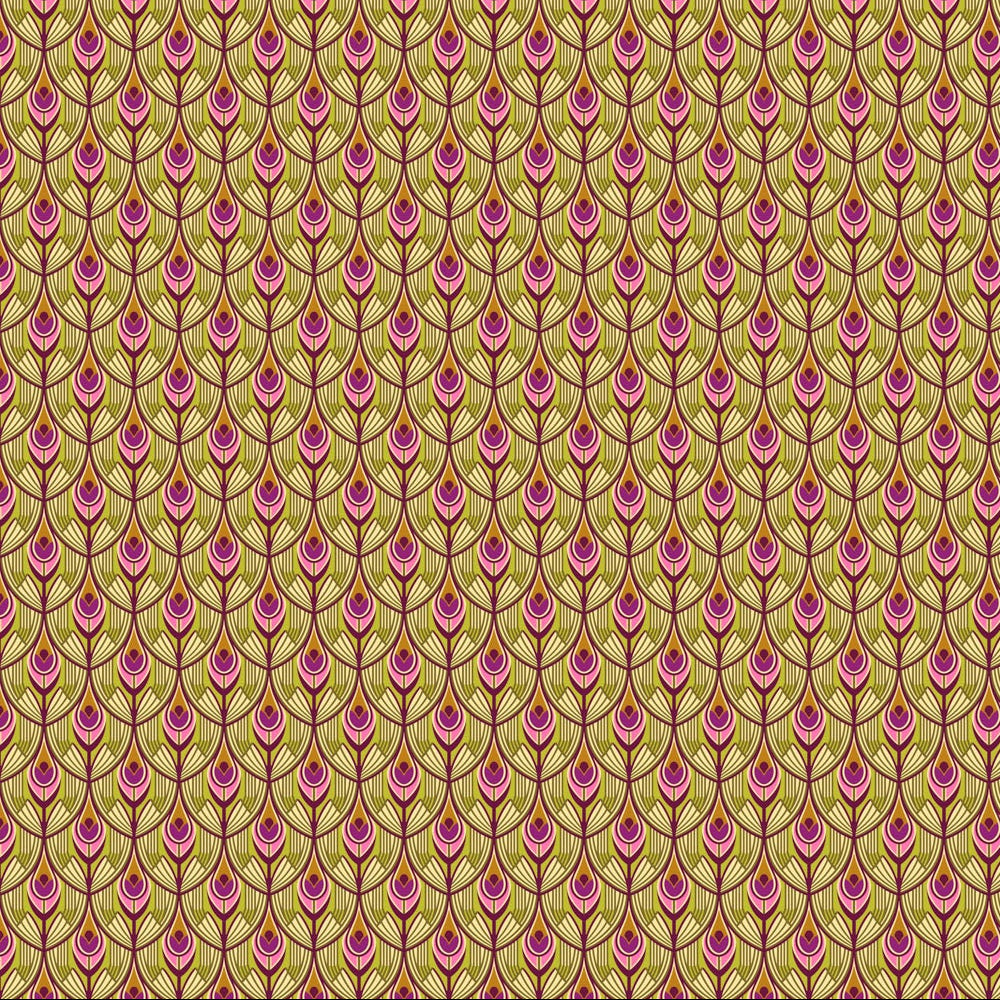 Wild Abandon Olive ½ yd