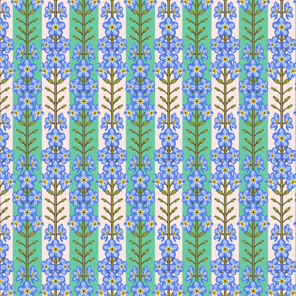Iconic Forgetmenot Fresh ½ yd