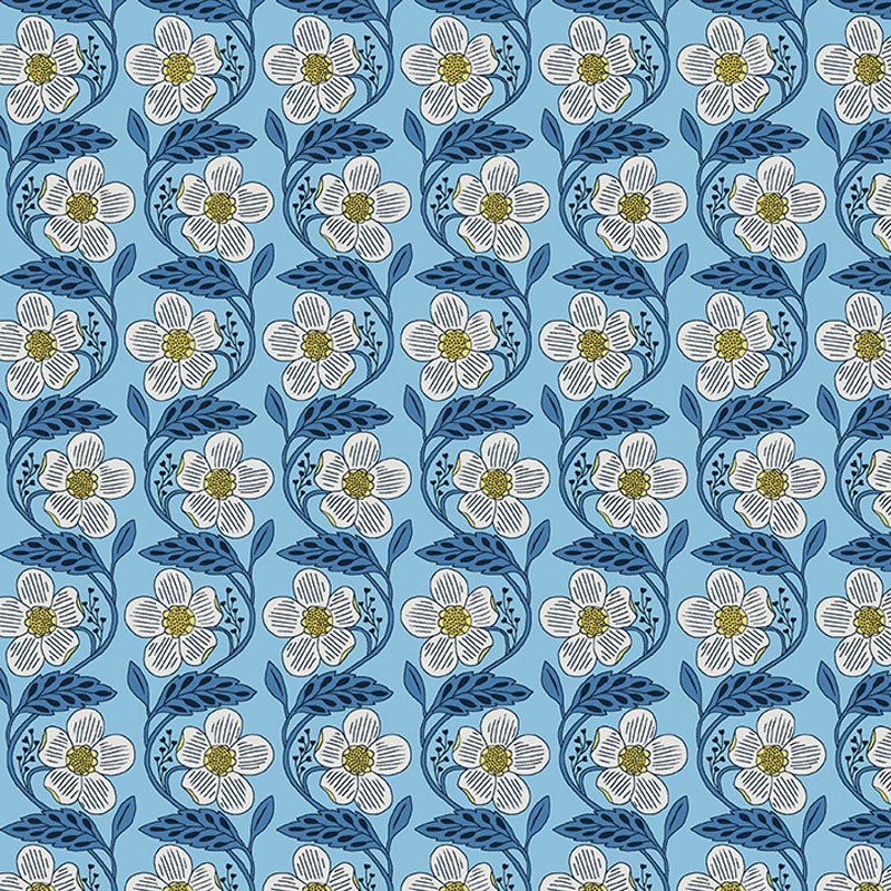 Blooming Colour Flower Sky ½ yd-Fabric-Spool of Thread