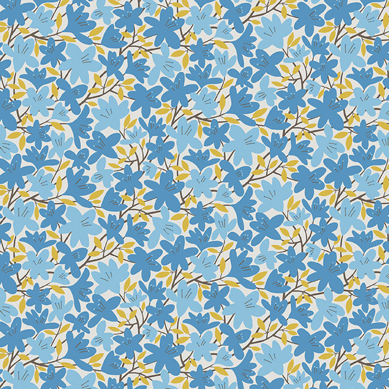 Blooming Colour Sky ½ yd-Fabric-Spool of Thread
