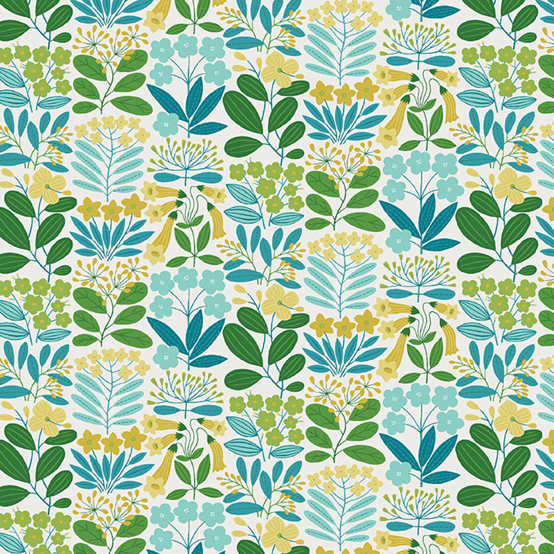 Blooming Colour Yellow Multi ½ yd-Fabric-Spool of Thread