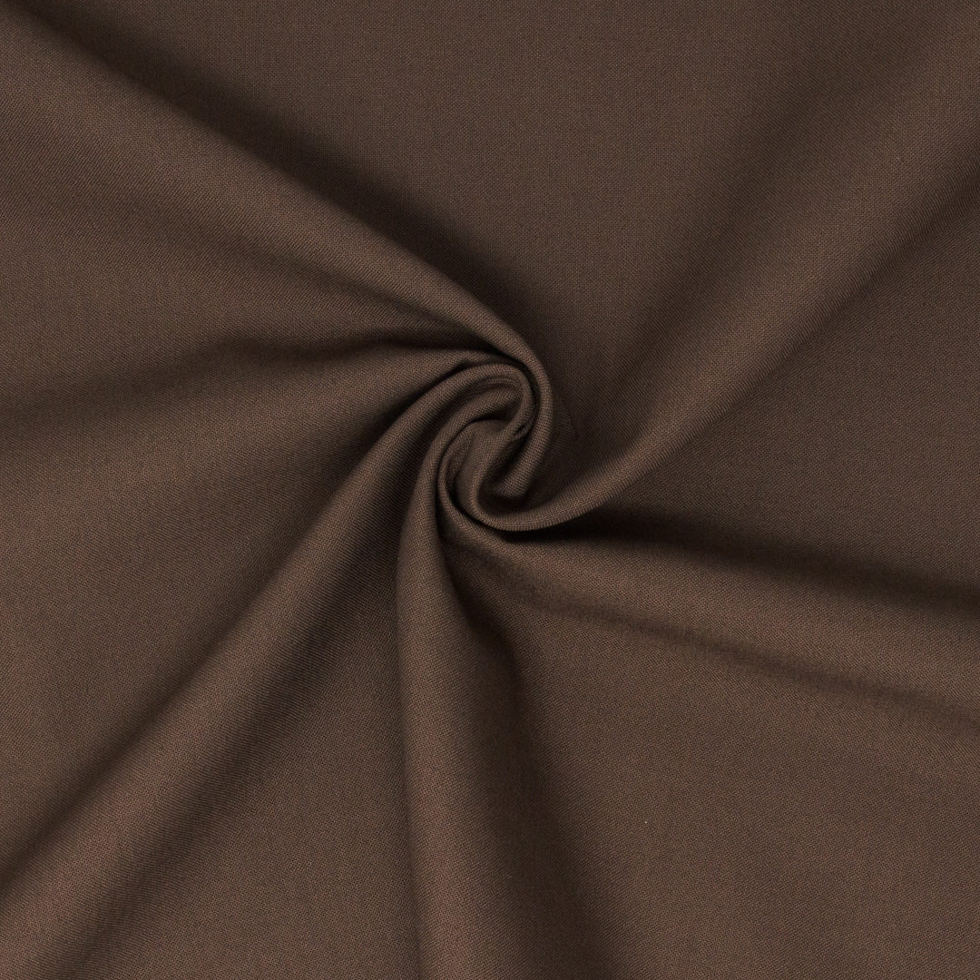 REMNANT Colorworks Premium Solid Chocolate - 0.99 yards