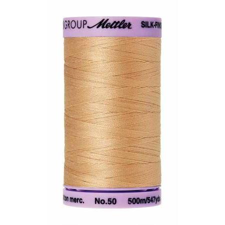 Mettler Silk Finish Cotton Thread 500m Oat Straw-Notion-Spool of Thread