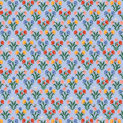 Curio Light Blue ½ yd-Fabric-Spool of Thread
