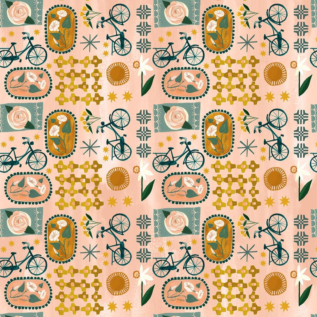 Daybreak Coral Multi ½ yd-Fabric-Spool of Thread