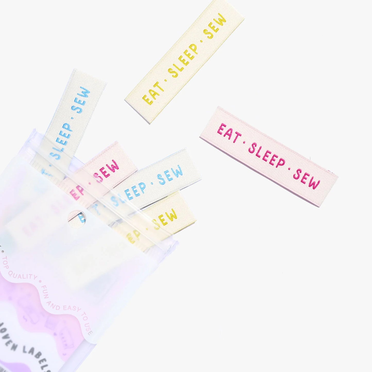Eat Sleep Sew Project Labels-Notion-Spool of Thread