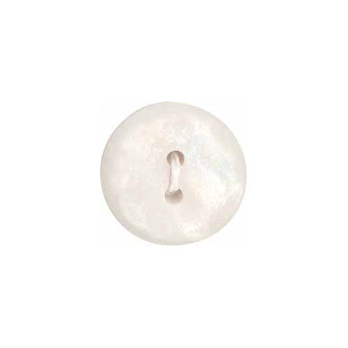 Enthusiastic Button - 15mm (⅝″), 2 Hole, Pearl Cream - 4 count-Notion-Spool of Thread
