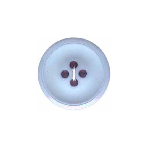 Eye Catching Button - 19mm (¾"), 4 Hole, Baby Blue - 2 count-Notion-Spool of Thread
