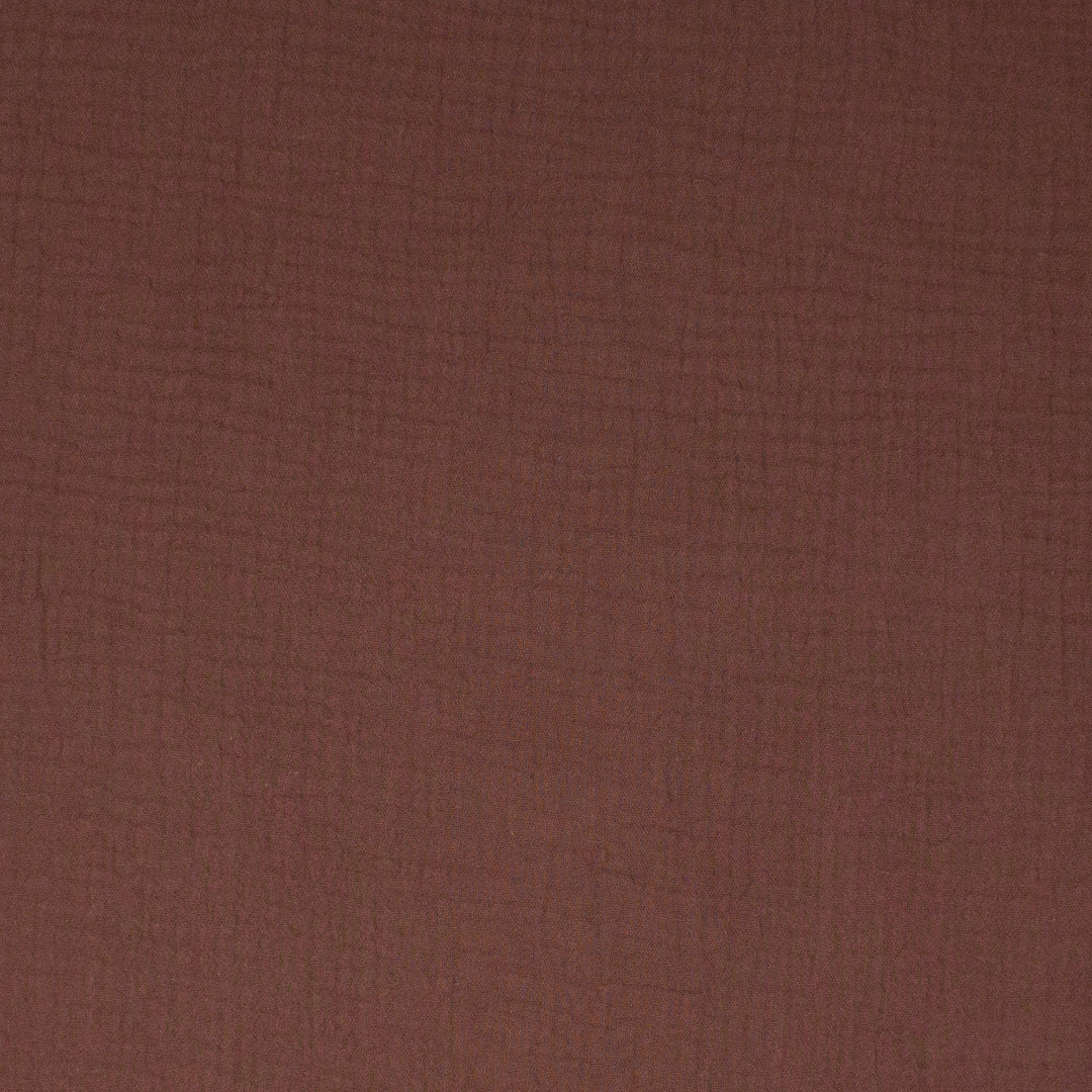 Gabriola Organic Double Gauze Fig ½ yd-Fabric-Spool of Thread