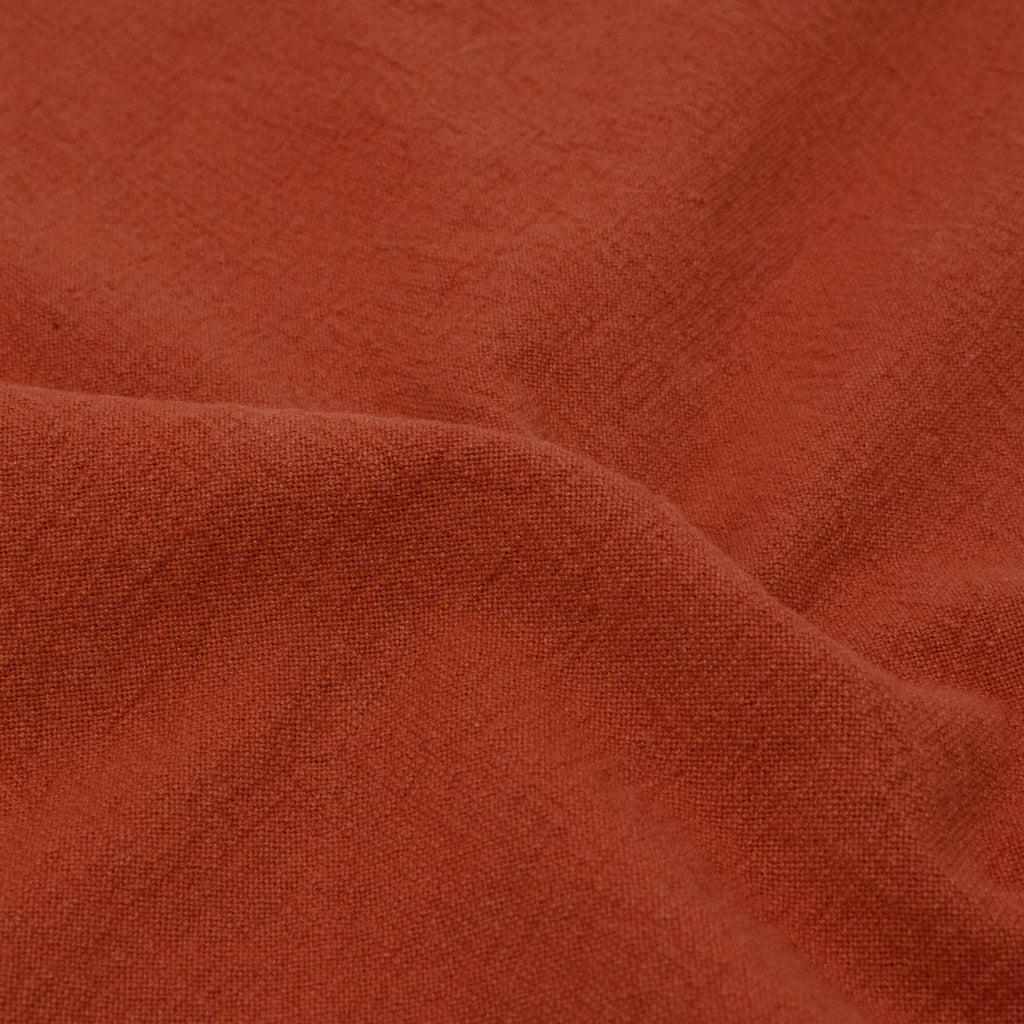 Galiano Textured Organic Washed Cotton Flame ½ yd-Fabric-Spool of Thread