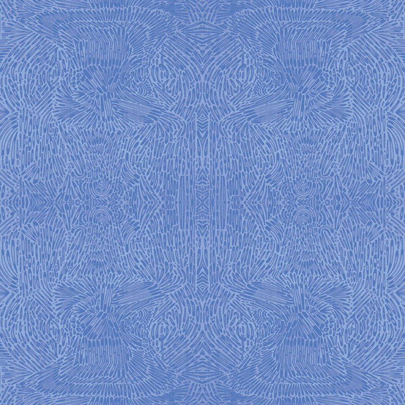 Gentle Warriors Blue ½ yd-Fabric-Spool of Thread