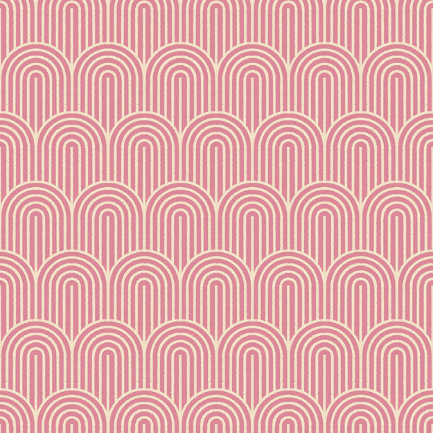Geometry Plum ½ yd-Fabric-Spool of Thread