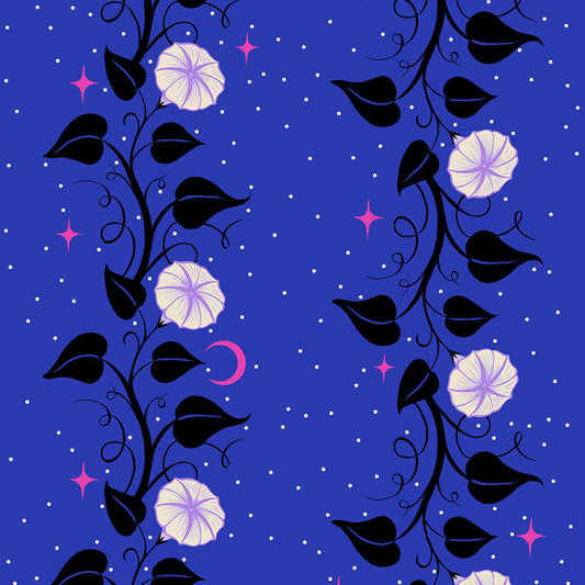 Glow Garden Blacklight ½ yd-Fabric-Spool of Thread