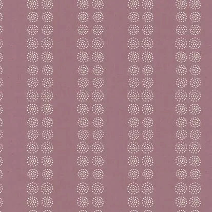 Heirloom Dot Stripe Lilac ½ yd
