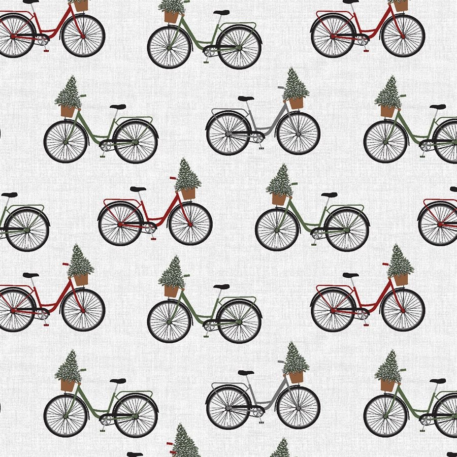 Holiday At Home Light White ½ yd-Fabric-Spool of Thread