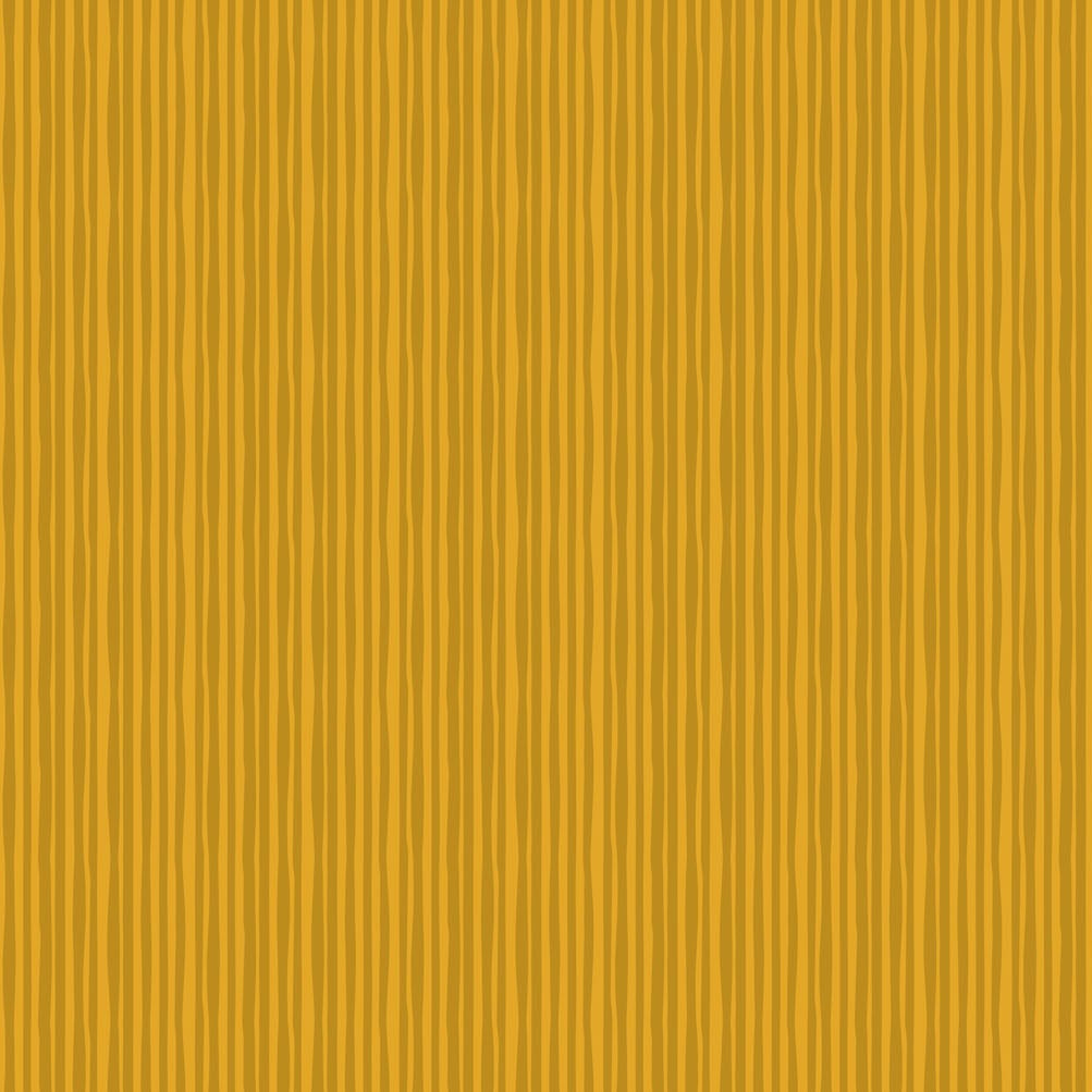 Joyful June Stripe Ochre ½ yd-Fabric-Spool of Thread