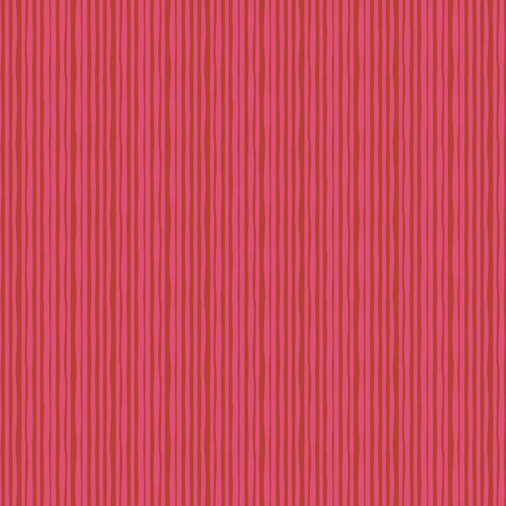 Joyful June Stripe Pink ½ yd-Fabric-Spool of Thread