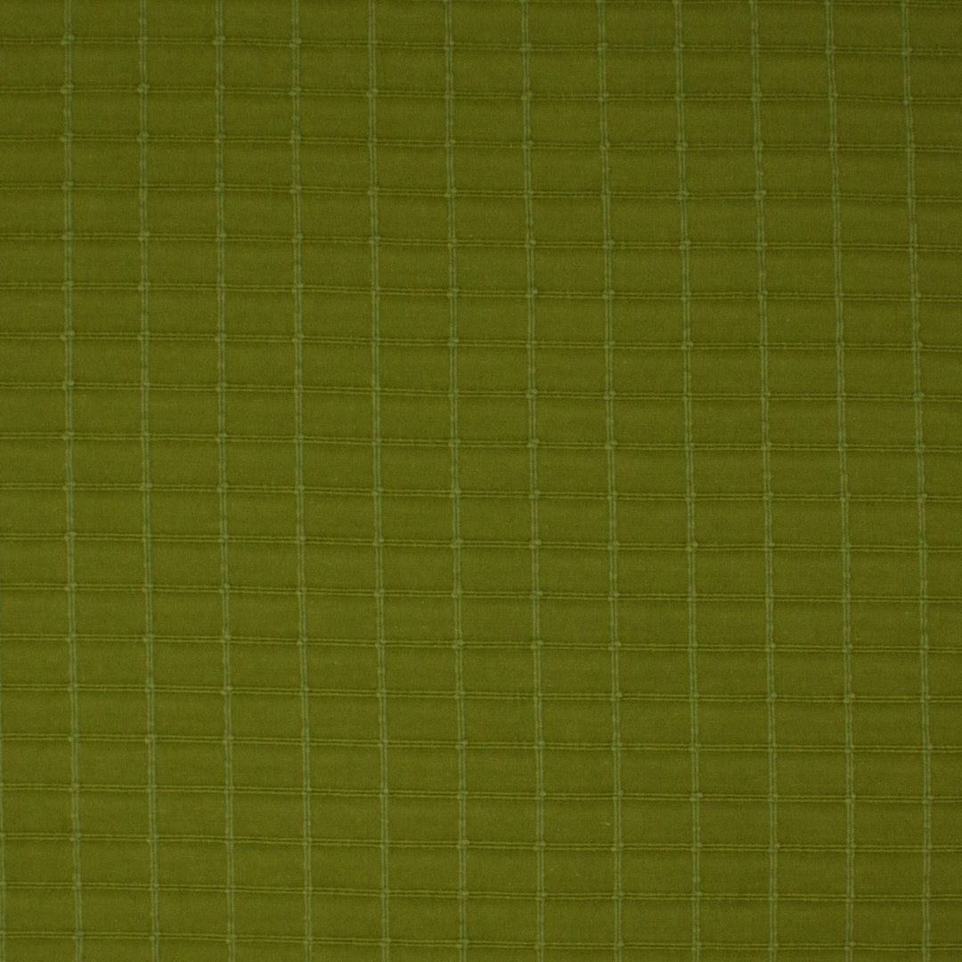 Kaslo Windowpane Cotton Rayon Jacquard Forest ½ yd