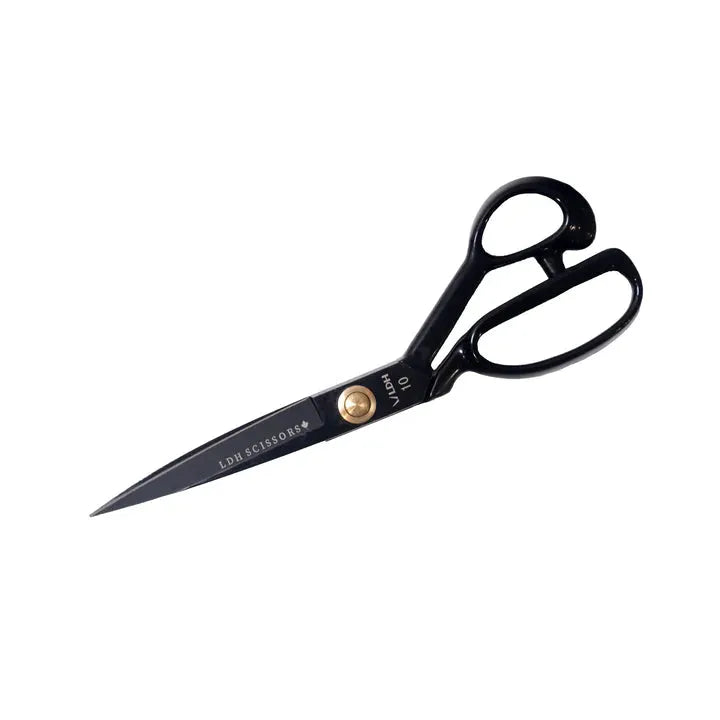 LDH 10" Midnight Edition Fabric Shears, Rubber Handle-Notion-Spool of Thread