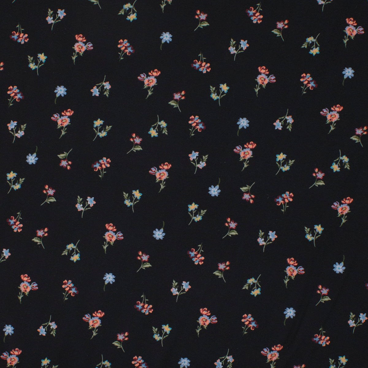 Louise Rayon Flowershop Midnight Black ½ yd-Fabric-Spool of Thread