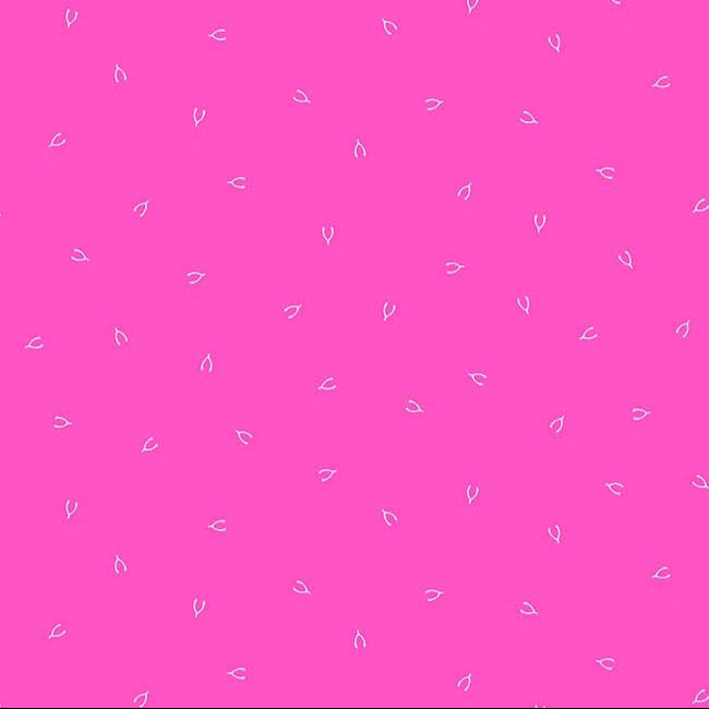 Lucky Charms Wishbone Fuschia ½ yd-Fabric-Spool of Thread