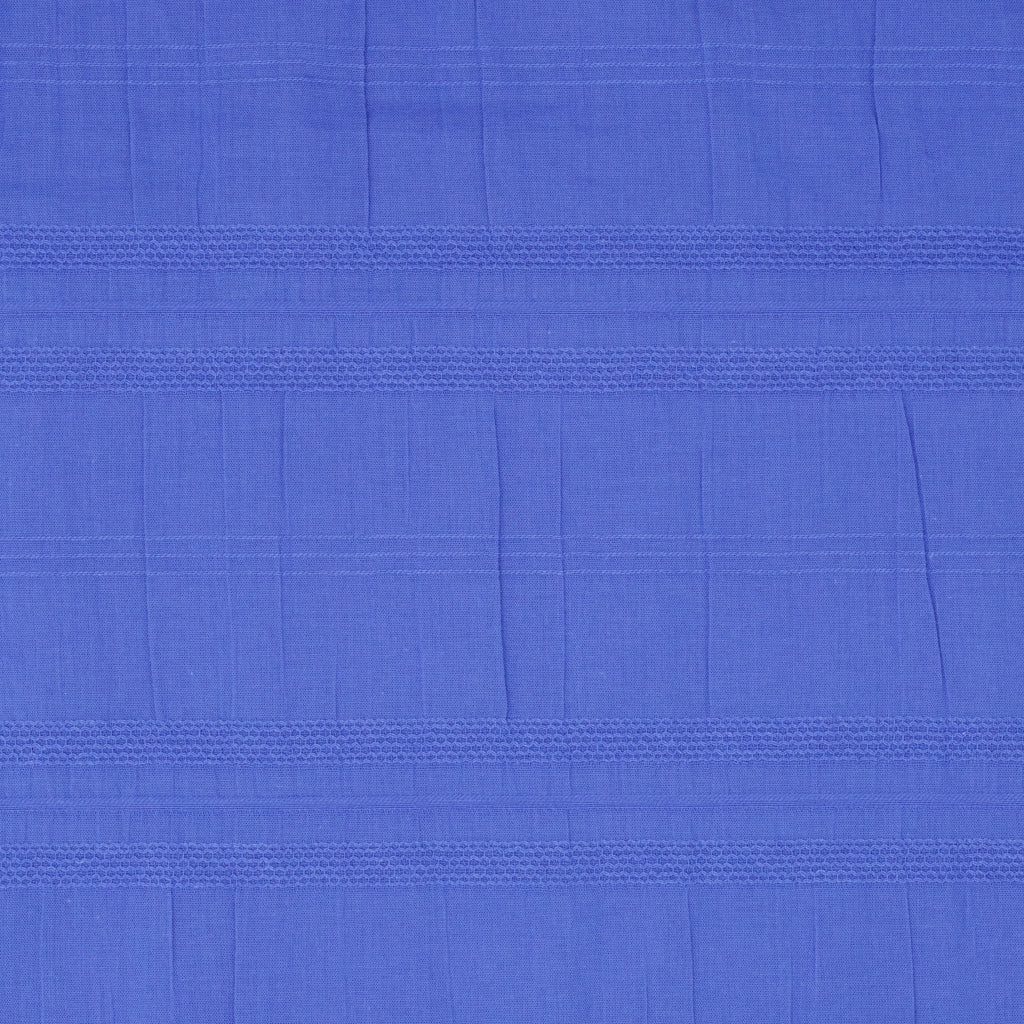 REMNANT Maris Textured Cotton True Blue - 0.33 yards-Fabric-Spool of Thread