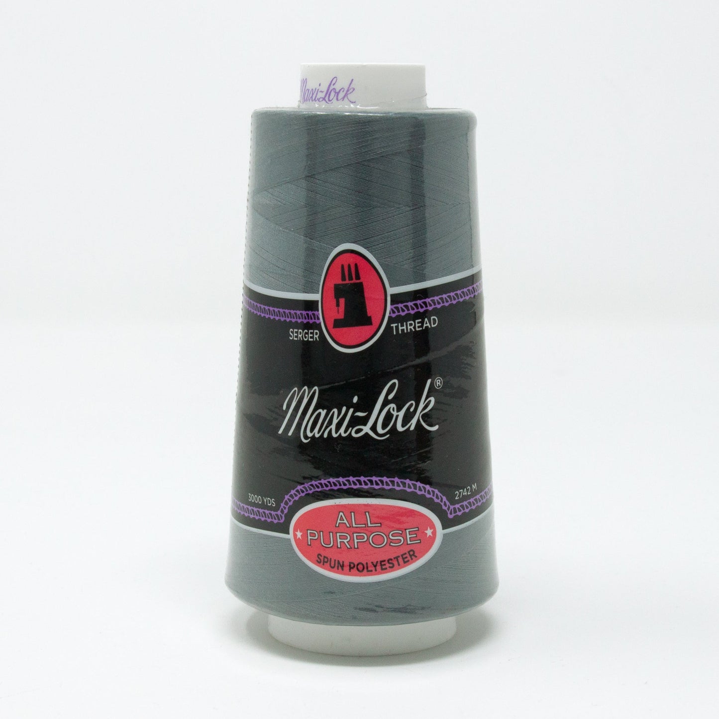 Maxi Lock Polyester Serger Cone Thread Dark Grey