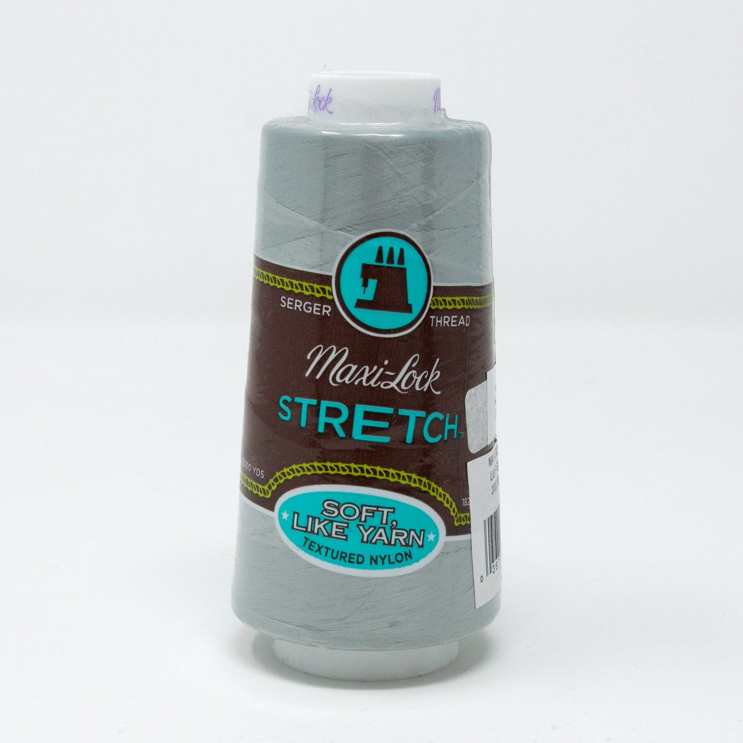Maxi Lock Stretch Nylon Serger Cone Thread Light Grey