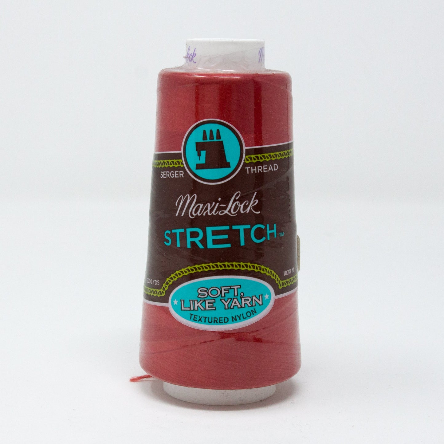 Maxi Lock Stretch Nylon Serger Cone Thread Poppy Red