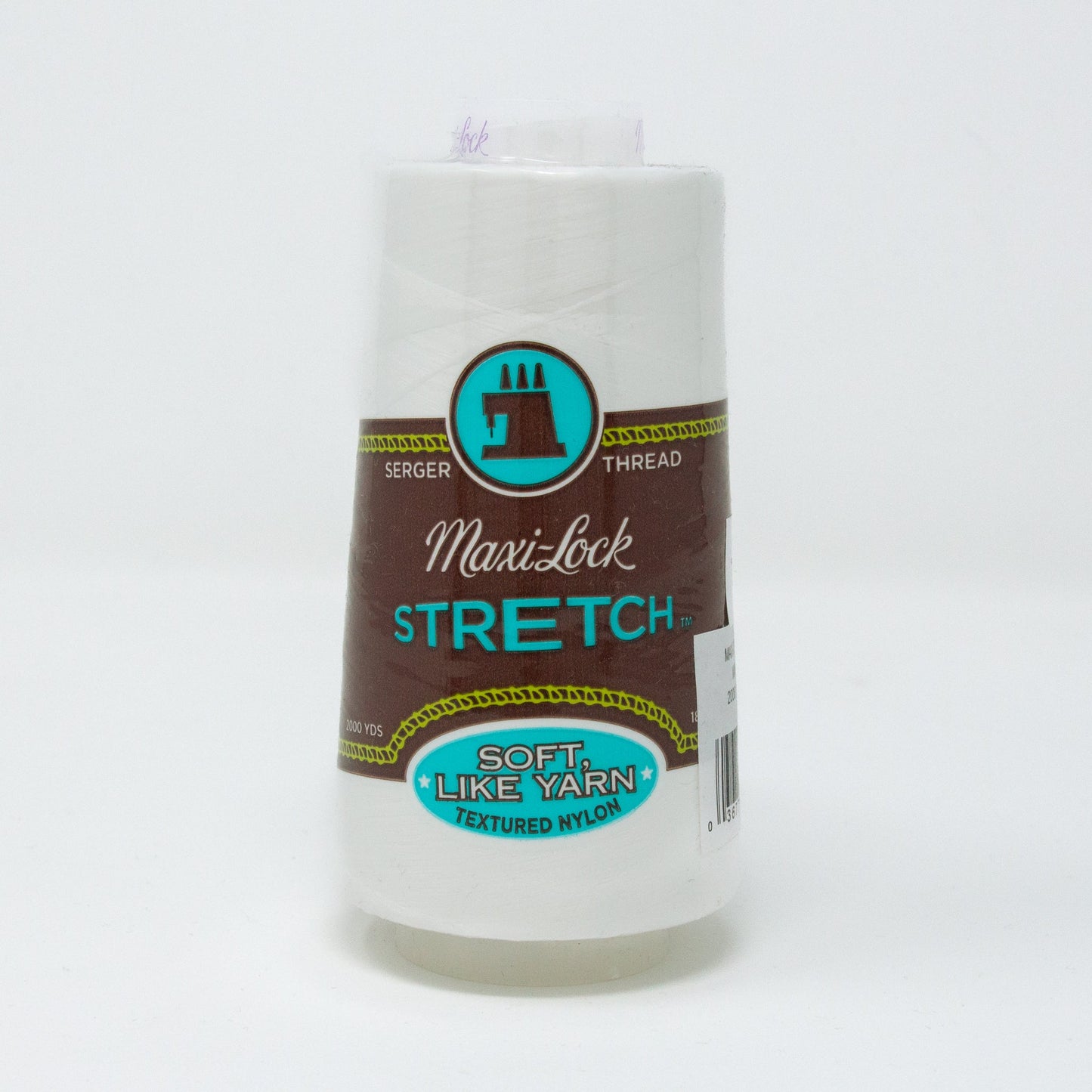 Maxi Lock Stretch Nylon Serger Cone Thread White