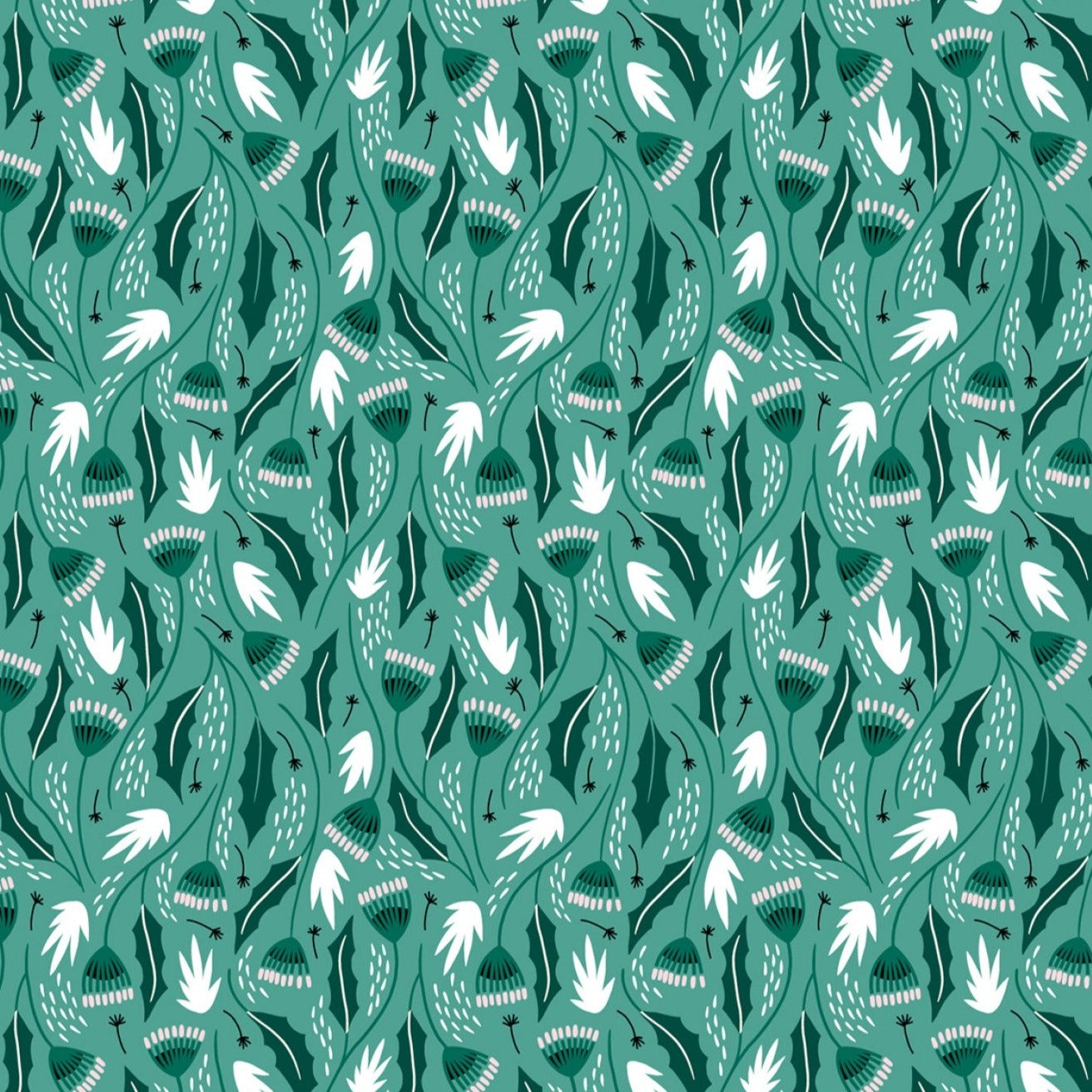 Meadows Abloom Dandelion Beauty ½ yd-Fabric-Spool of Thread