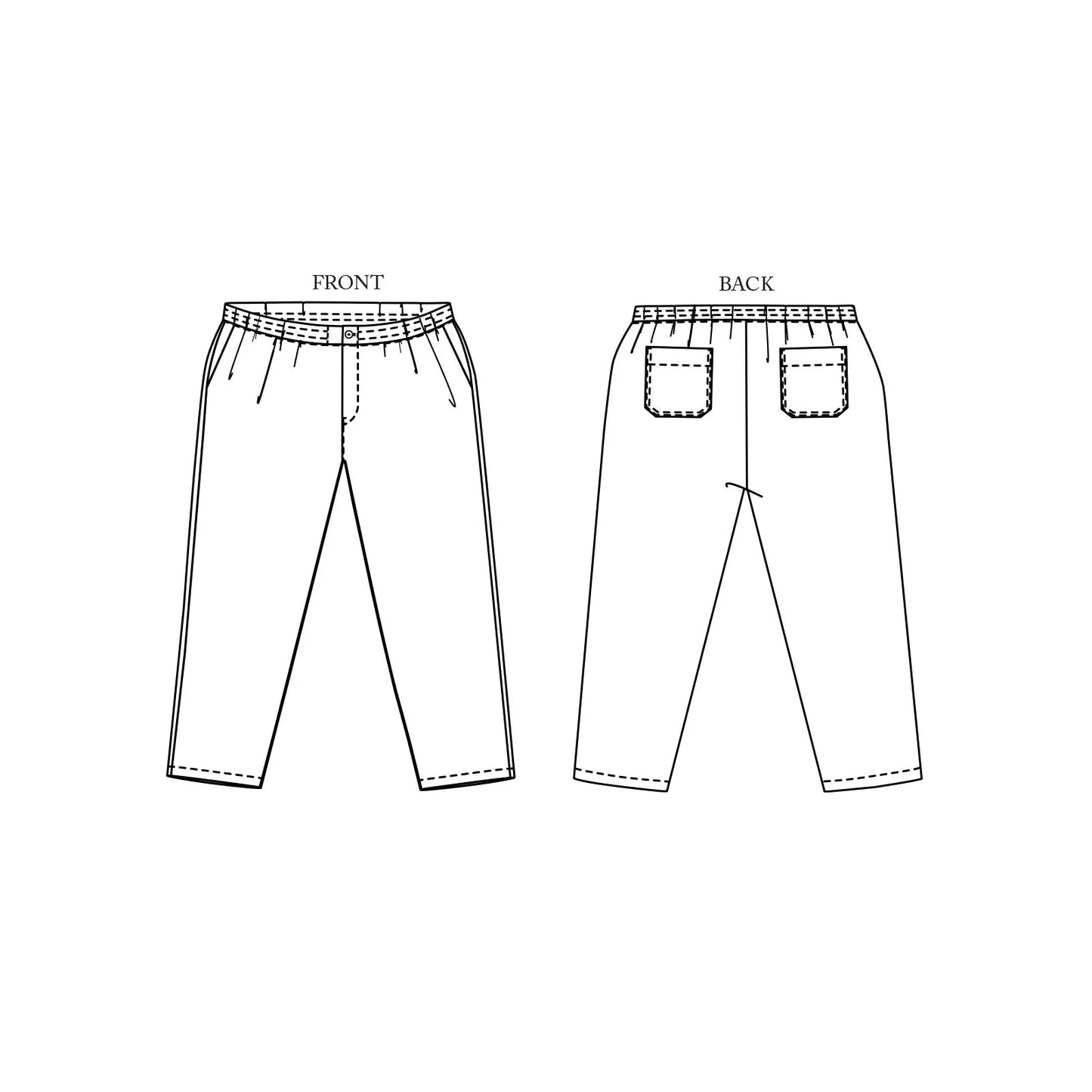 Merchant & Mills The Elling Trouser Menswear Paper Pattern