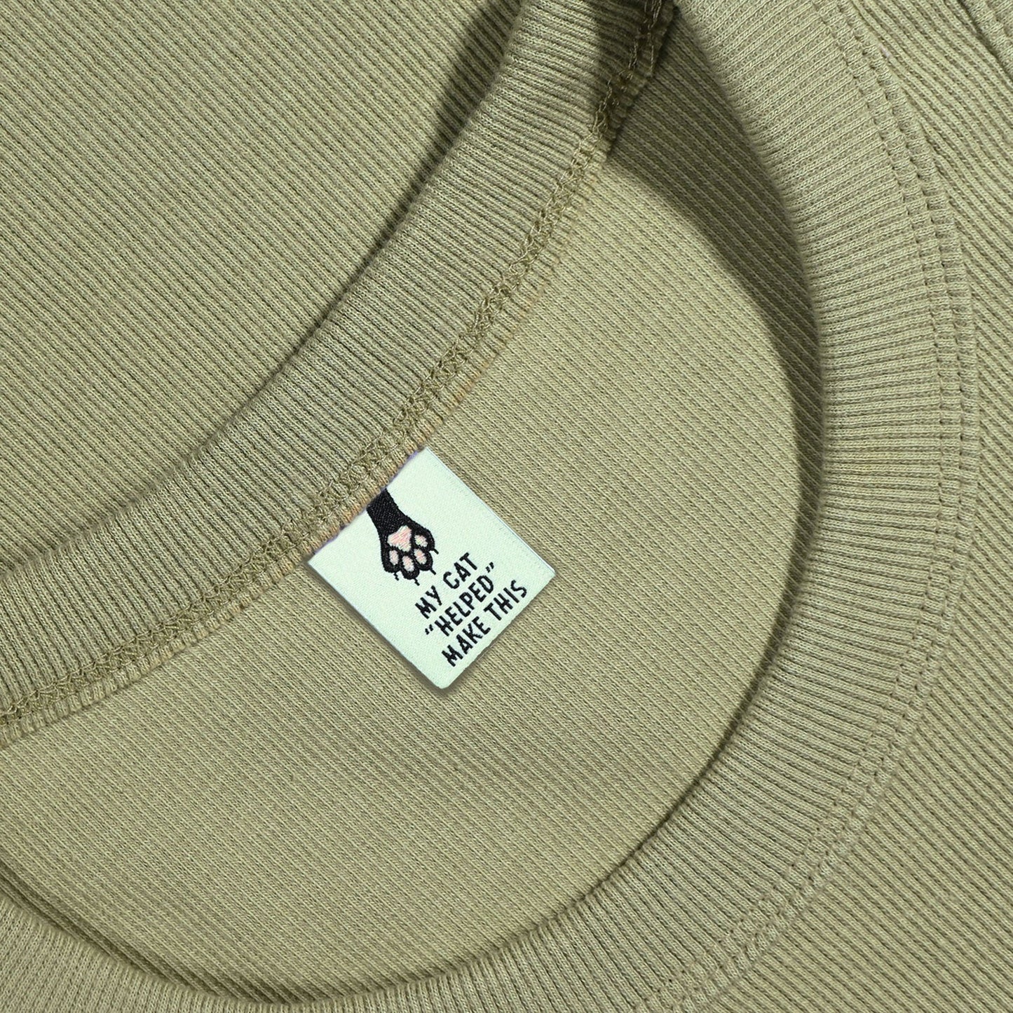 My Cat "Helped" Make This Project Labels-Notion-Spool of Thread