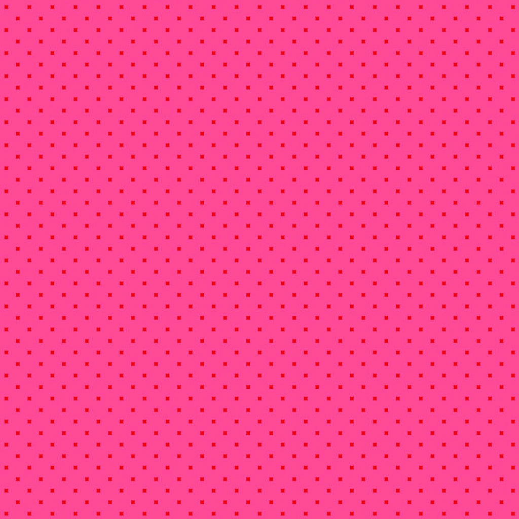 REMNANT Pop Sugar Lottie Dot Raspberry - 1.89 yards-Fabric-Spool of Thread