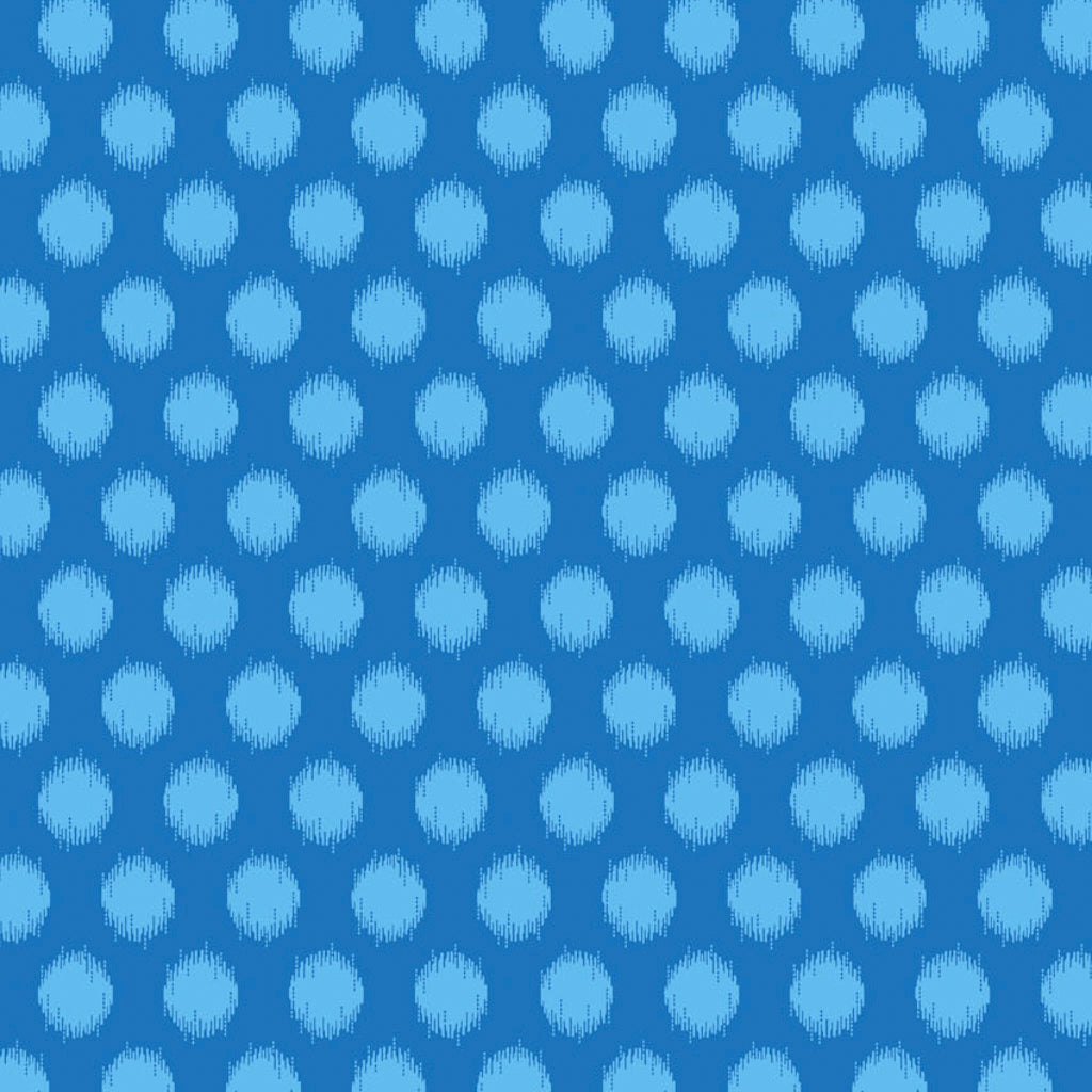Pop Sugar Top Dot Blue ½ yd-Fabric-Spool of Thread