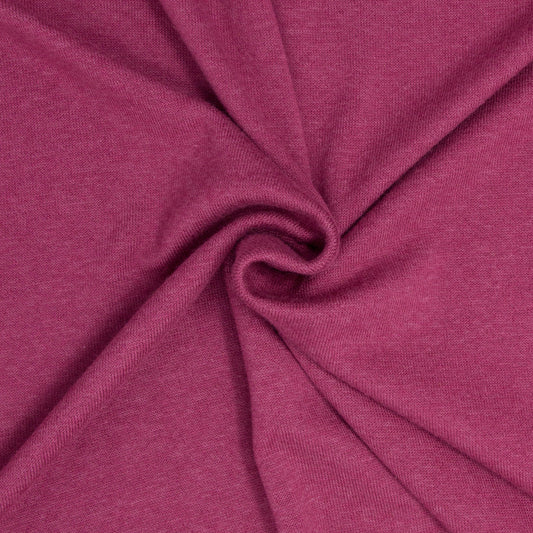 REMNANT Creekside Rayon Cotton Modal Sweater Knit Dragon Fruit - 0.36 yards-Fabric-Spool of Thread