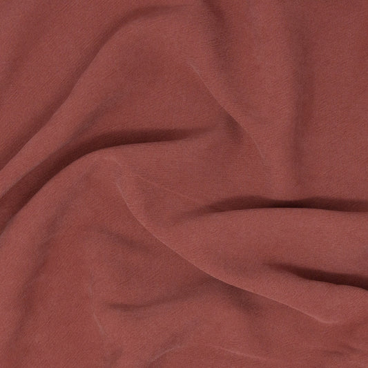 REMNANT Rosalind Tencel Viscose Crepe Rhubarb - 1.22 yards-Fabric-Spool of Thread