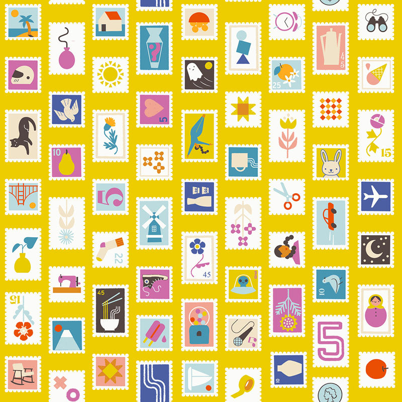 Salutations Golden Hour ½ yd-Fabric-Spool of Thread