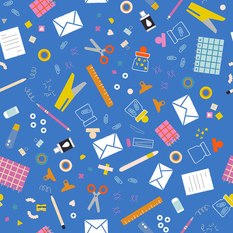 Salutations Lapis ½ yd-Fabric-Spool of Thread