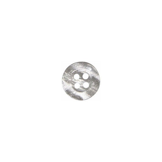 Smashing Button - 13mm (½″), 4 Hole, Grey - 4 count