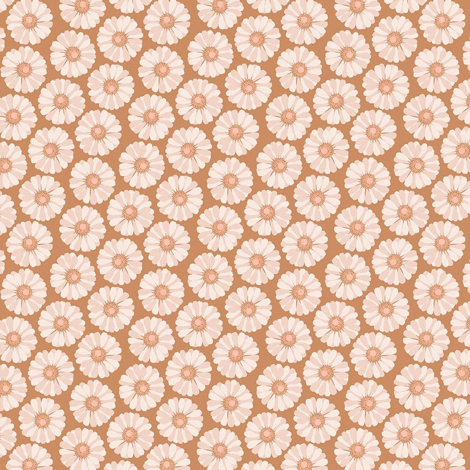 The Botanist Zinnia Rust ½ yd-Fabric-Spool of Thread