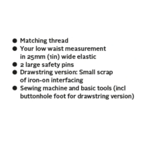 Tilly and the Buttons Jaimie Pyjama Bottoms and Shorts Paper Pattern-Pattern-Spool of Thread