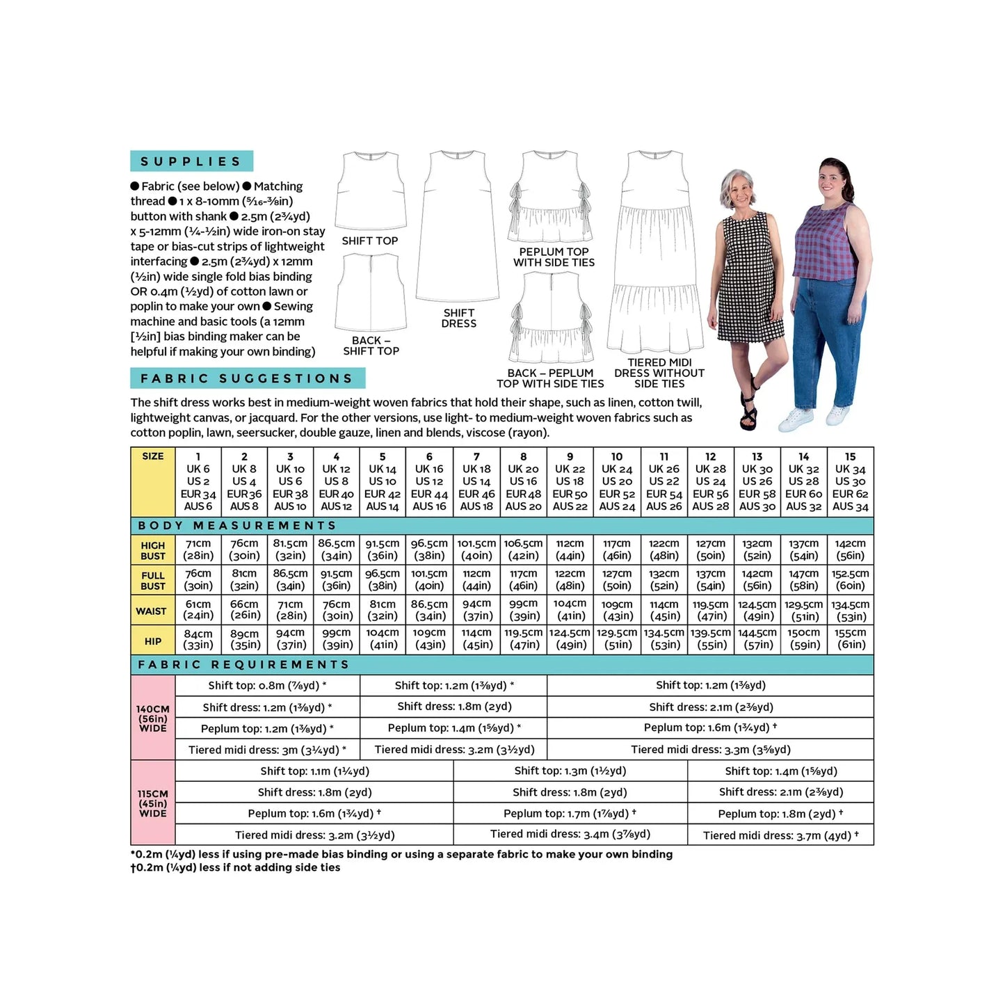 Tilly and the Buttons Leah Top and Dress Paper Pattern-Pattern-Spool of Thread