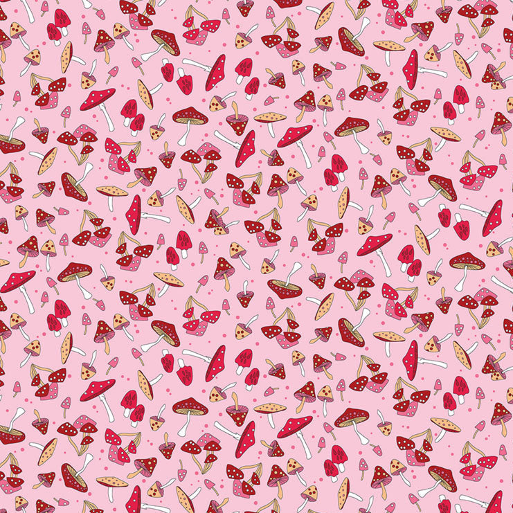 REMNANT Tiny Secrets Pink - 0.86 yards-Fabric-Spool of Thread