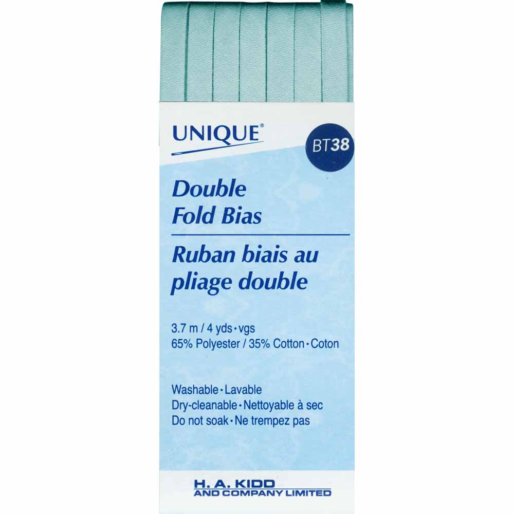 Unique Double Fold Bias Tape Turquoise - 6mm (¼”) x 3.7m (4 yards)-Notion-Spool of Thread