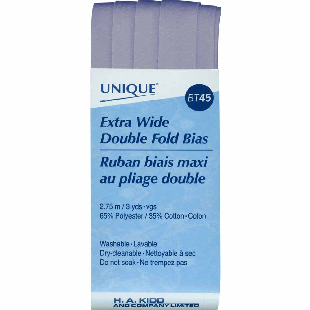 Unique Extra Wide Double Fold Bias Tape Stone Blue - 16mm (⅝”) x 2.75m (3 yards)-Notion-Spool of Thread