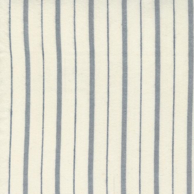 REMNANT Urban Gatherings Brushed Cotton Yarn Dye Stripe Cloud - 1.25 yards-Fabric-Spool of Thread