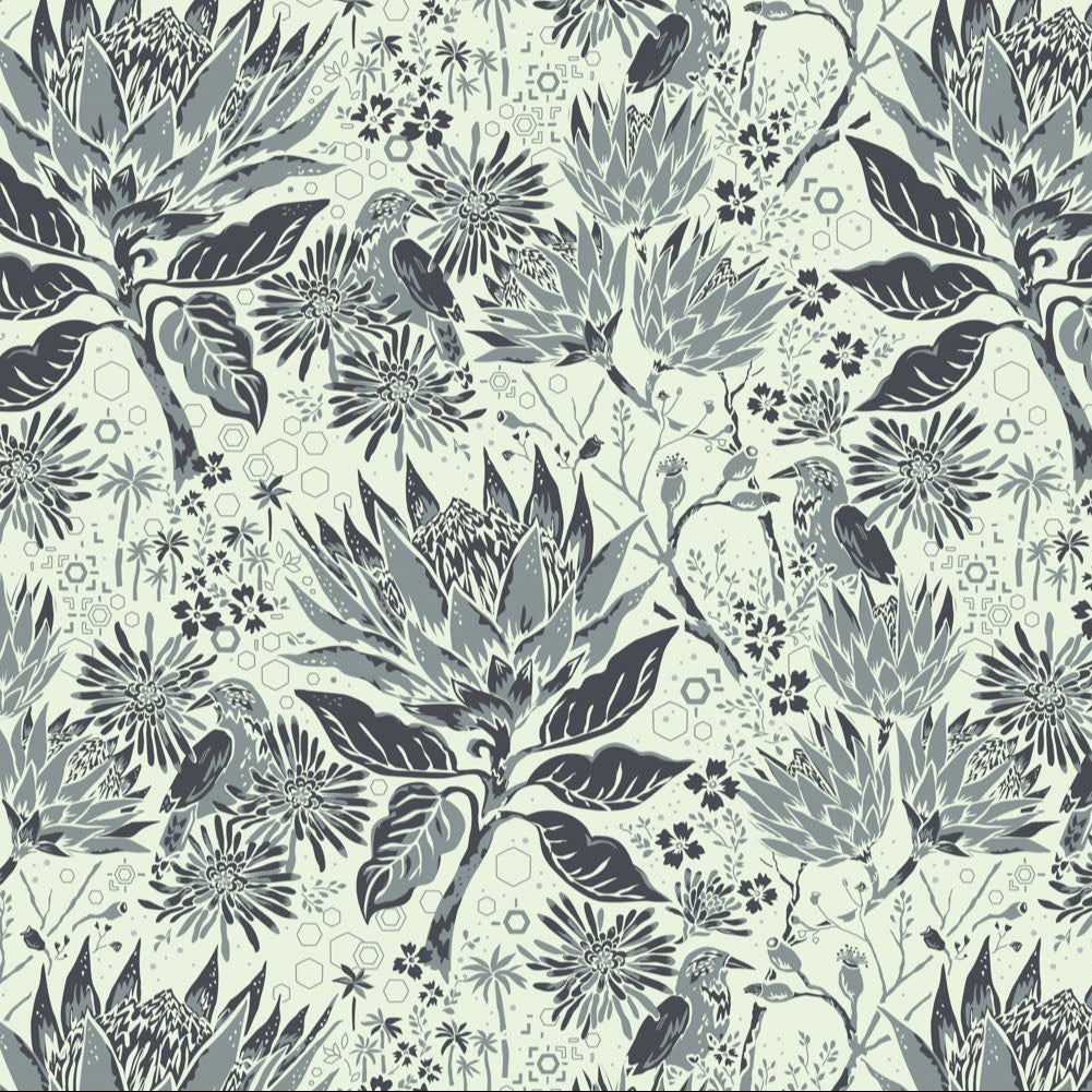 Wandering Eye Gathering Neutral ½ yd-Fabric-Spool of Thread