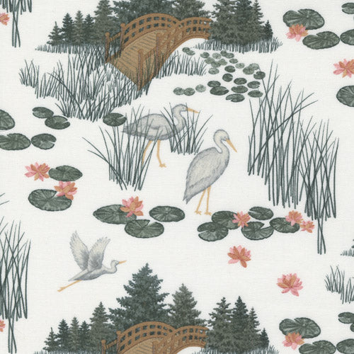 Watermarks Lily ½ yd-Fabric-Spool of Thread