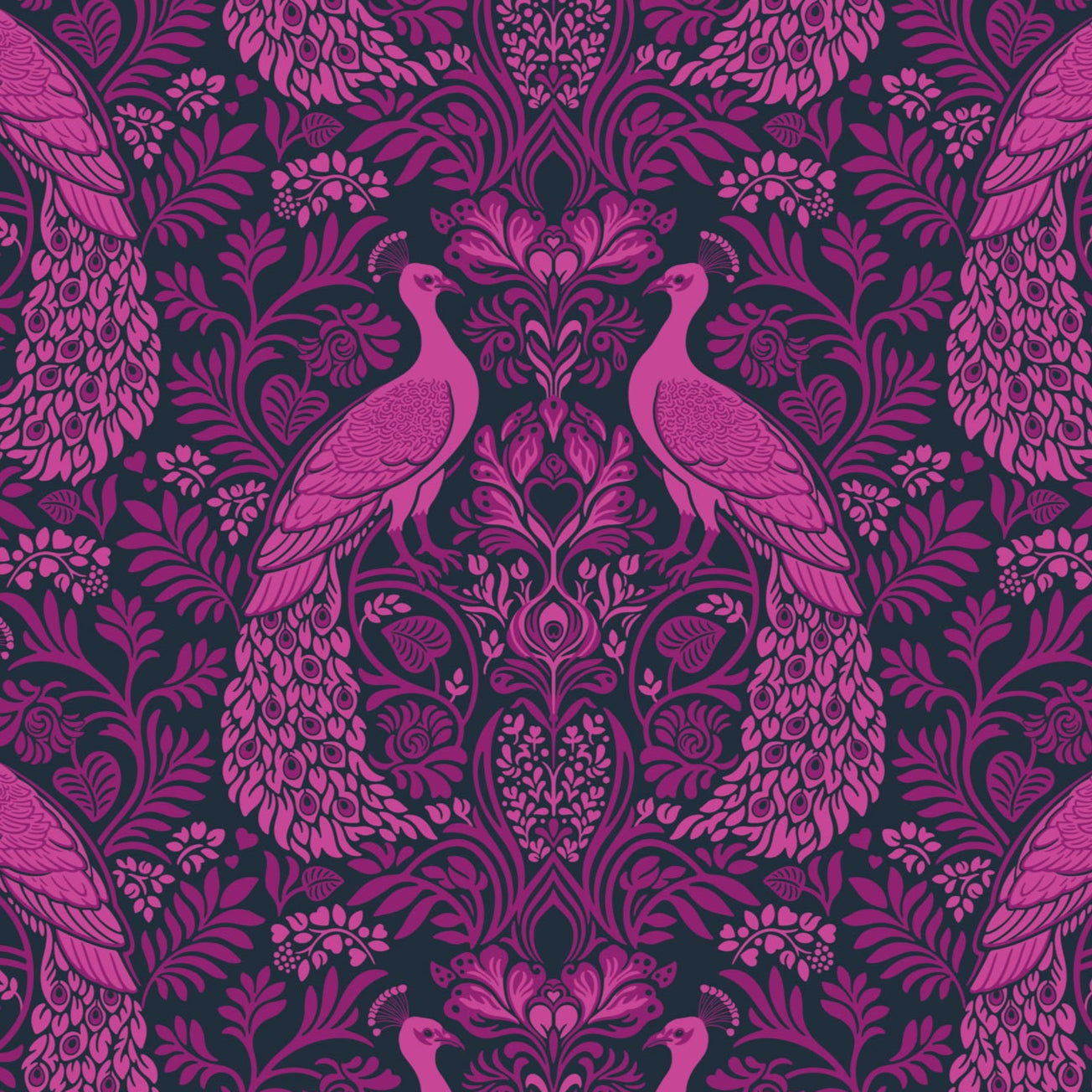 Wild Abandon Rogues Midnight ½ yd-Fabric-Spool of Thread